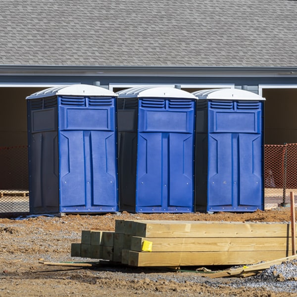 how can i report damages or issues with the porta potties during my rental period in Black Jack MO